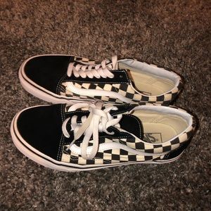Checkered vans